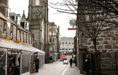 buildings in the local town